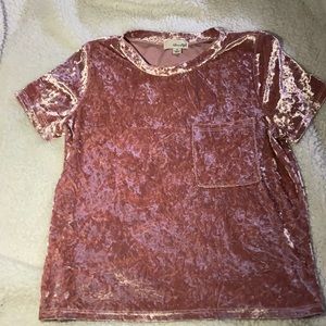 Pink Velvet shirt